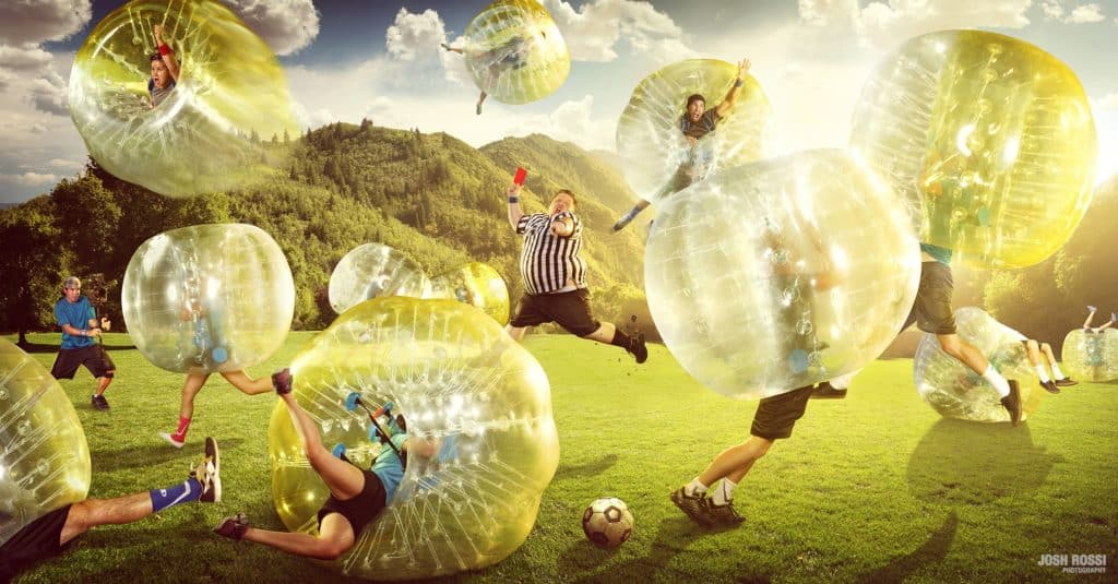 Bubble Soccer in der SOCCARENA