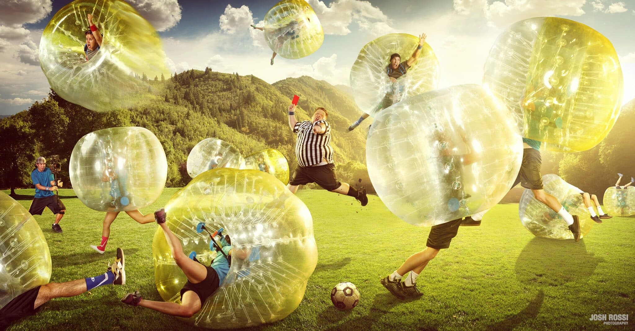 Bubble Soccer in der SOCCARENA