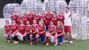 FC Bayern U17 testet Bubble Soccer