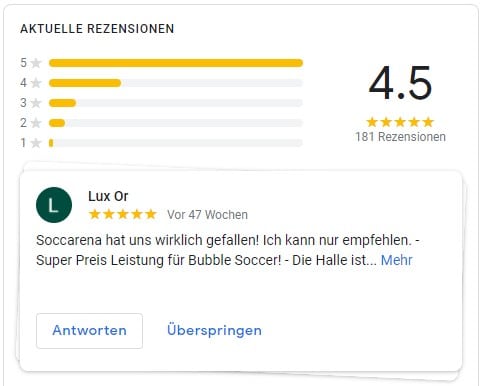 SOCCARENA Mangfalltal Rezension